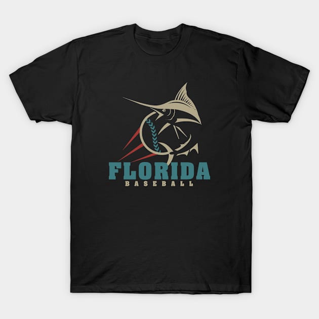 Florida Baseball T-Shirt by Toogoo